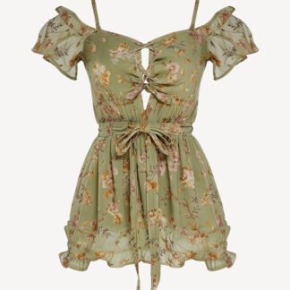 Mediterranean Escape Wrap Dress